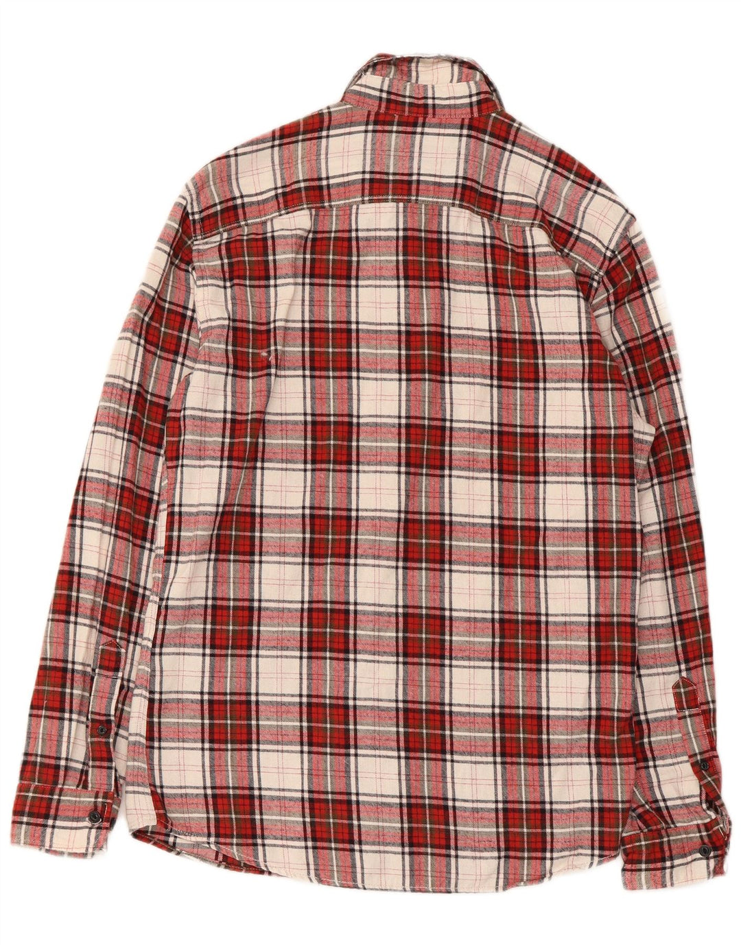 Ανδρικό φανελένιο πουκάμισο Jack & Jones, μεσαίο κόκκινο βαμβακερό