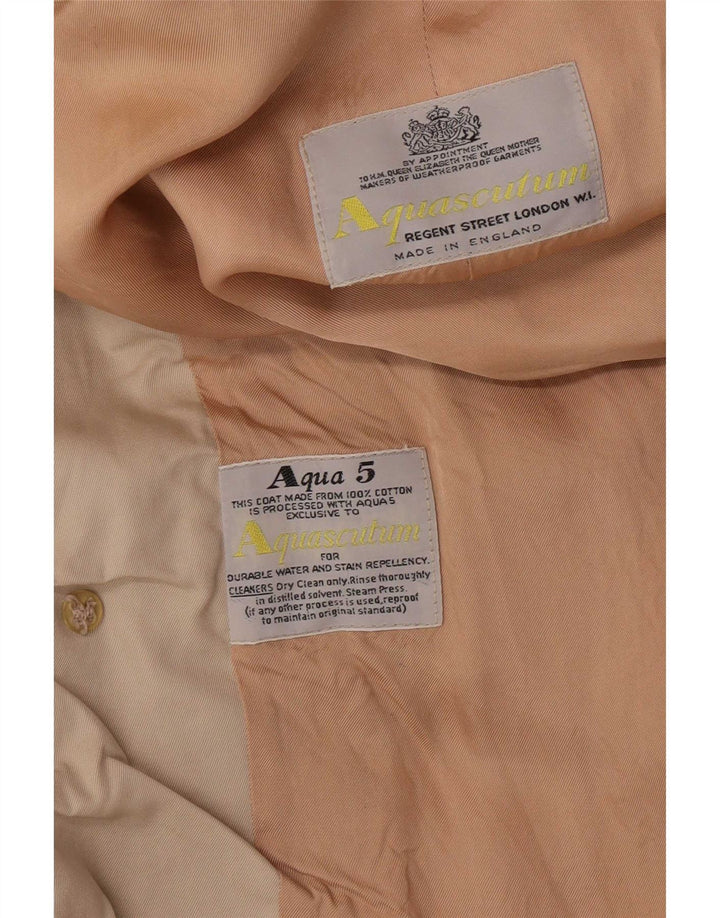 Aquascutum Ανδρικό Πανωφόρι UK 40 Μεγάλο Βαμβακερό Μπεζ