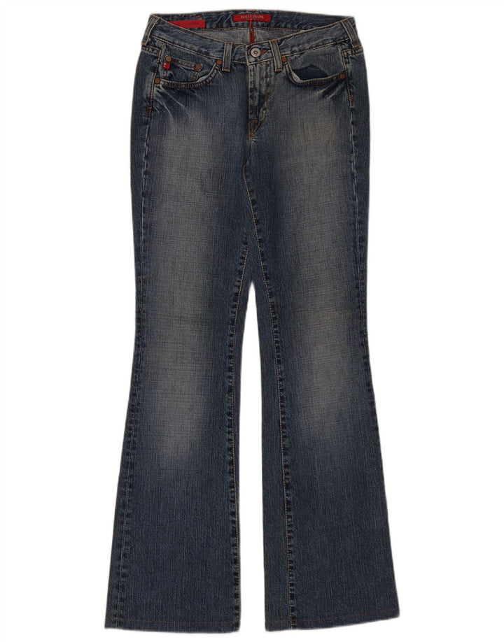 Γυναικείο τζιν Guess Flared W26 L32 Μπλε βαμβακερό