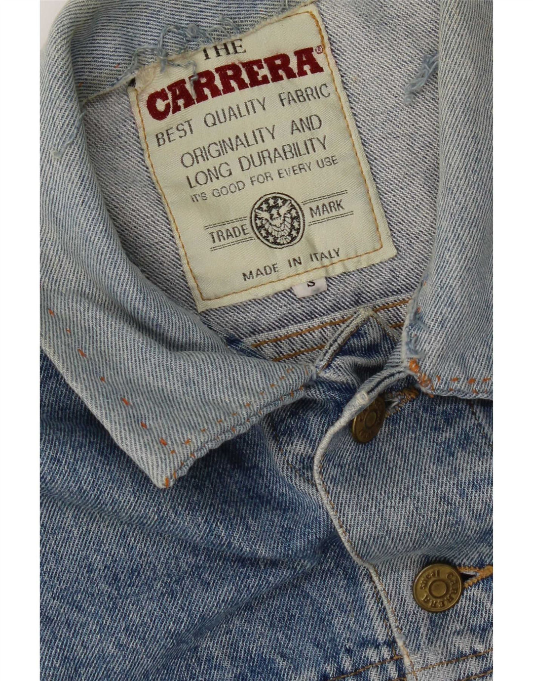 Ανδρικό τζιν μπουφάν Carrera Distressed UK 36 Small Blue Cotton