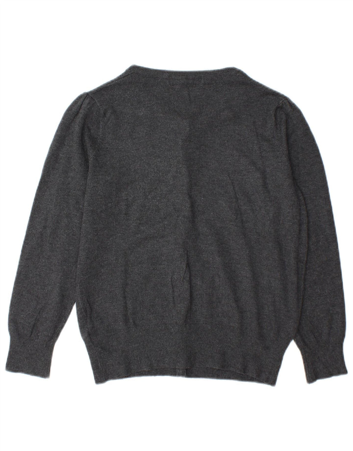 Marks & Spencer Γυναικείο πουλόβερ ζακέτα UK 10 Small Grey Viscose