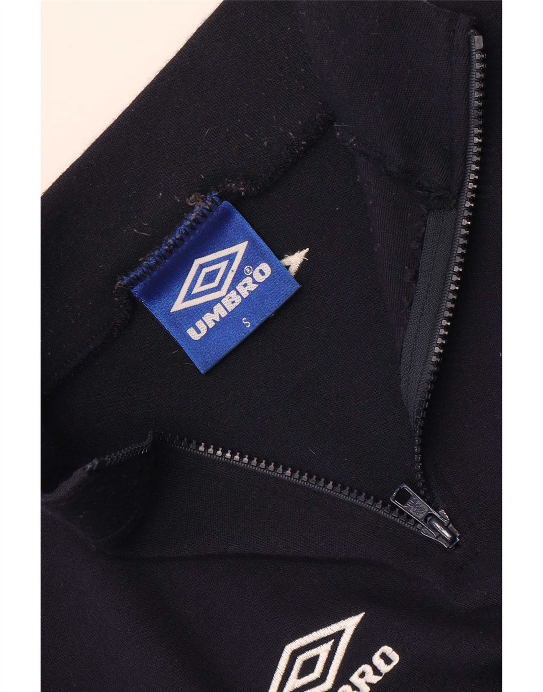 Ανδρικό φούτερ με λαιμόκοψη με φερμουάρ Umbro Jumper Small Navy Blue