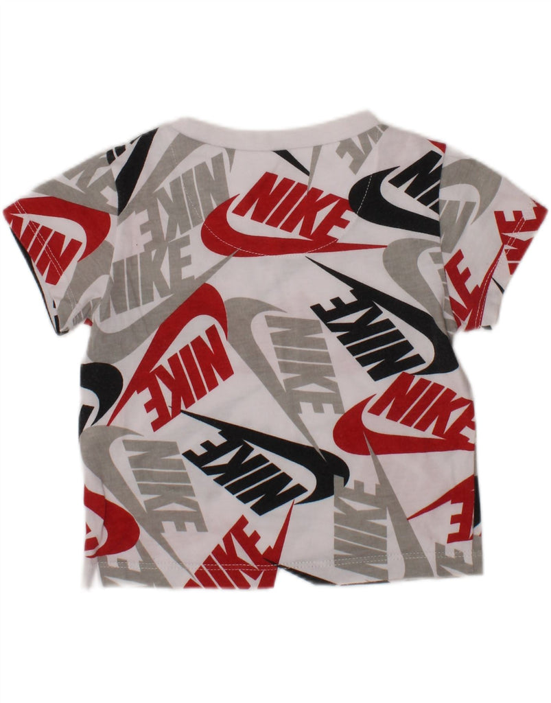 NIKE Baby Boys Graphic T-Shirt Top 9-12 Months White Cotton Vintage Nike and Second-Hand Nike from Messina Hembry 