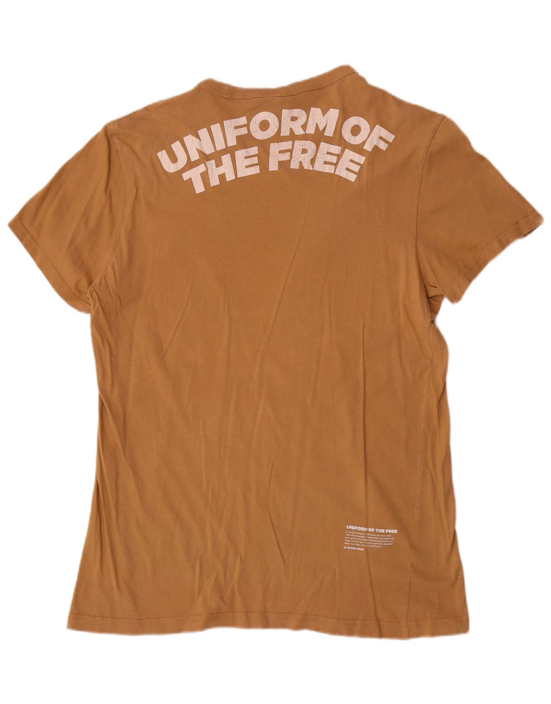 Ανδρικό γραφικό T-Shirt G-Star Top Larg Brown