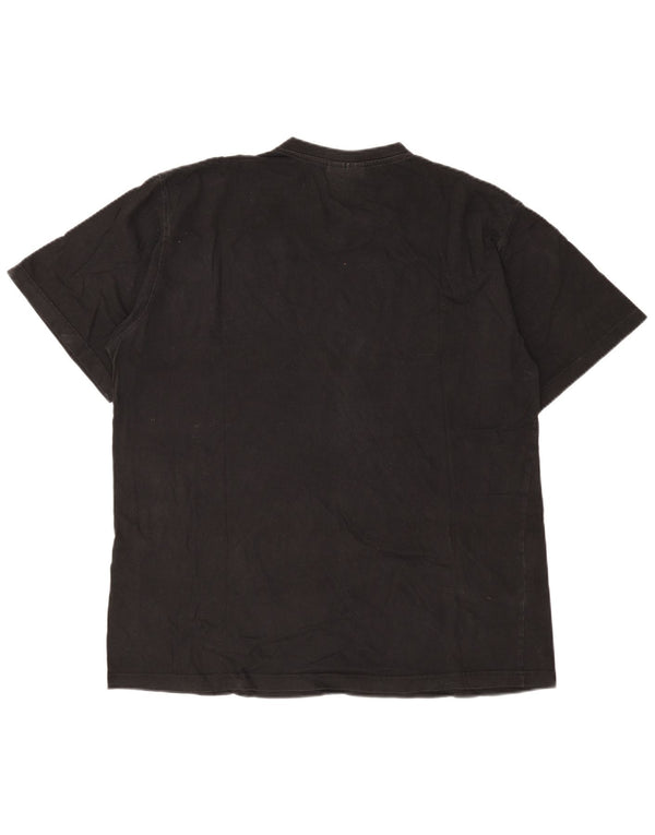 Ανδρικό T-Shirt UMBRO Top UK 47/48 2XL Μαύρο βαμβακερό