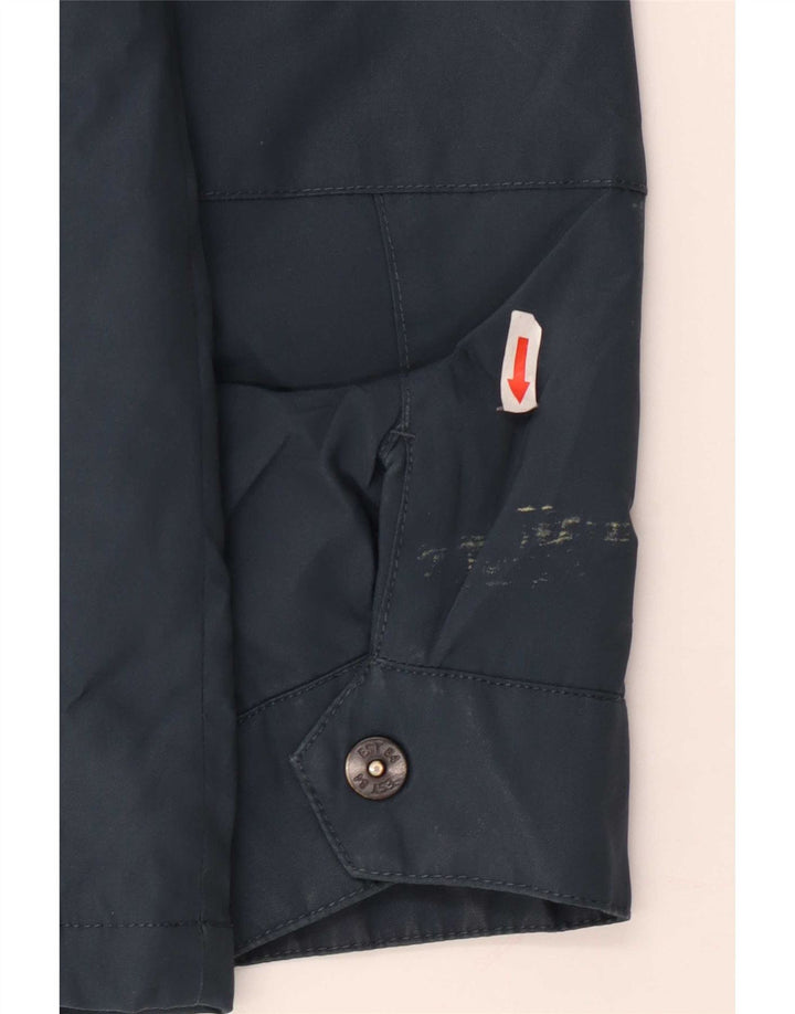 Ανδρικό μπουφάν με κουκούλα Marks & Spencer UK 38 Medium Blue Polyester