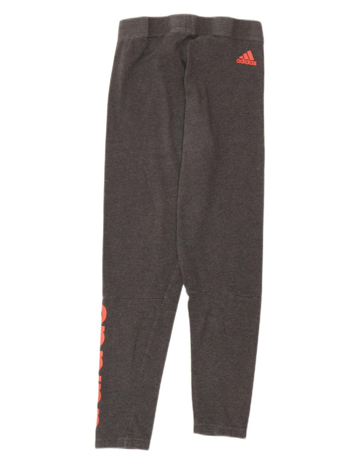 Γυναικεία γραφικά κολάν Adidas UK 8 Small Grey Flecked