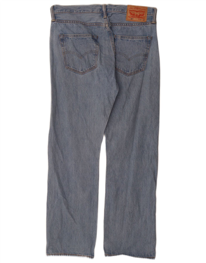 Ανδρικό τζιν Levi's Straight W34 L30 Blue Cotton