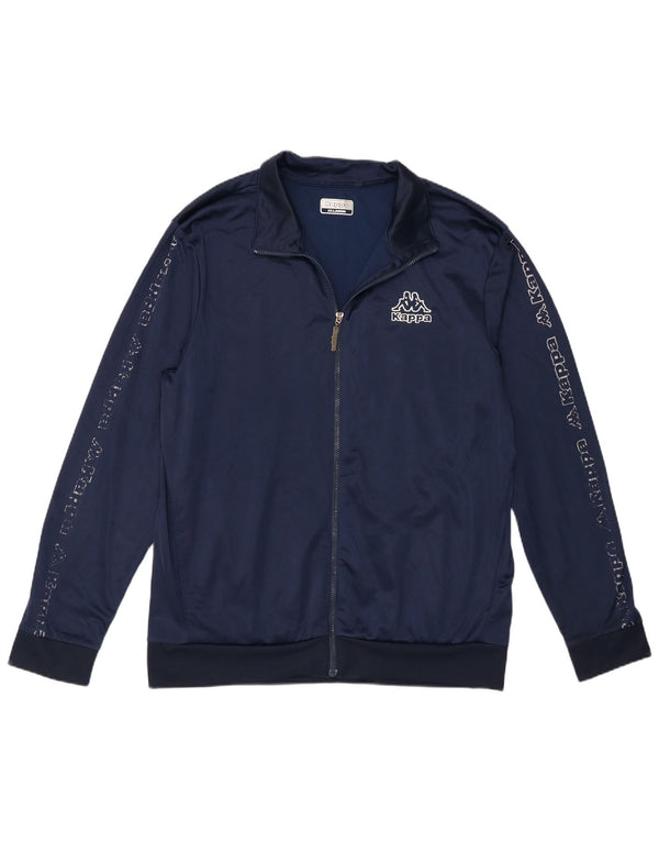 Ανδρική φόρμα γραφική Kappa Top Jacket 2XL Navy Blue Polyester