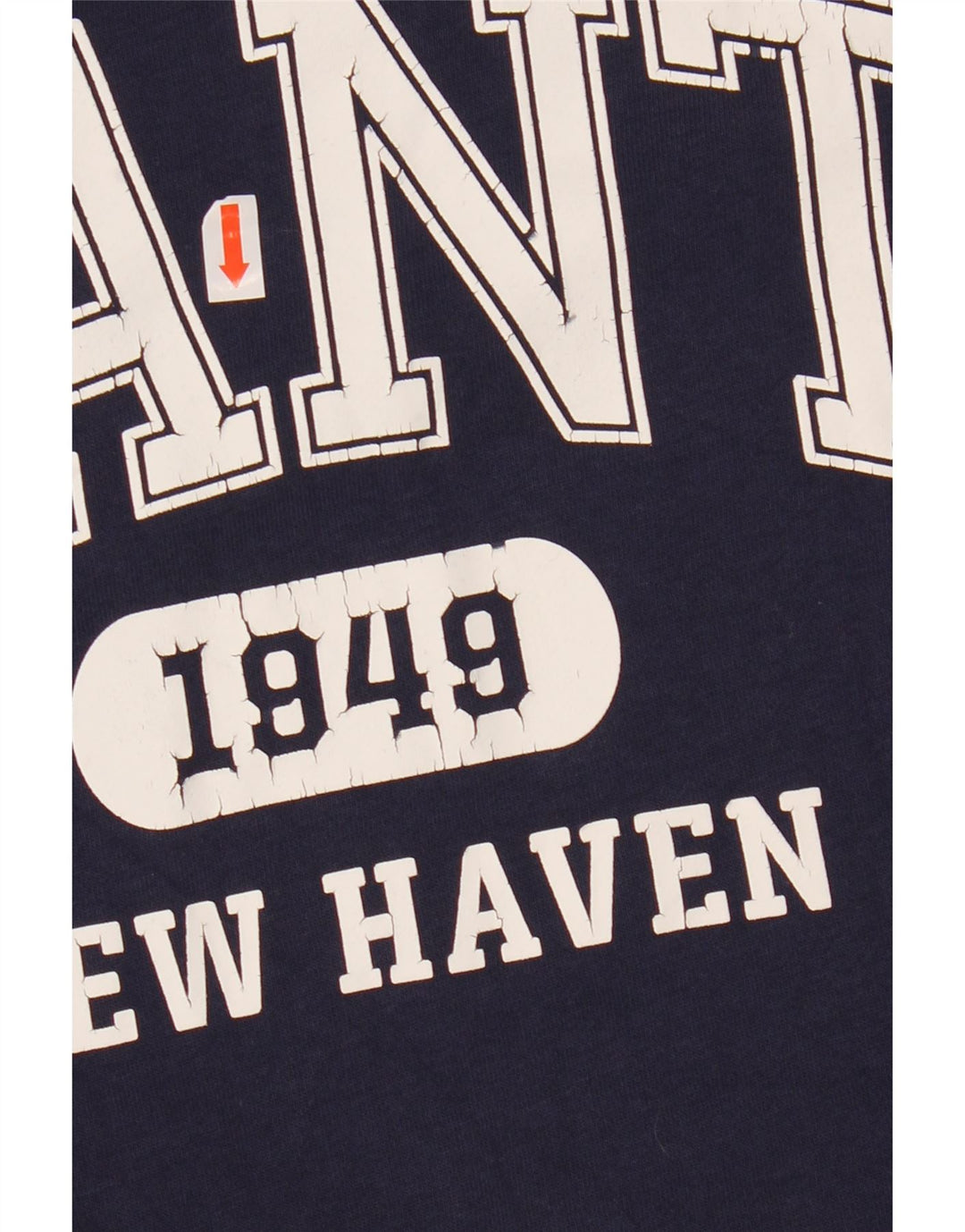Ανδρικό φούτερ GANT New Haven Graphic Jumper 4XL Navy Blue Cotton