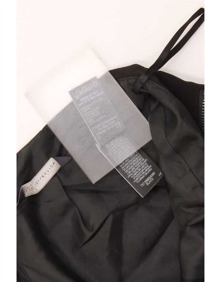 Marks & Spencer Γυναικεία Pencil Φούστα UK 10 Small W28 Black Polyester