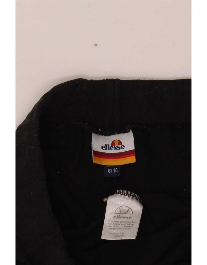 Ellesse Γυναικείο Γραφικό Κολάν UK 14 Μεσαίο Μαύρο Βαμβακερό