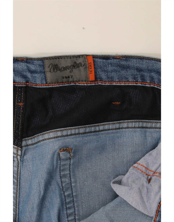 Ανδρικό τζιν Wrangler Distressed Straight W38 L27 Μπλε