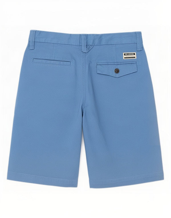 Billabong Γυναικείο σορτς Chino UK 12 Medium W28 Μπλε βαμβακερό
