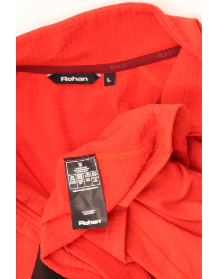 Ανδρική φόρμα πουλόβερ με φερμουάρ Rohan Top Large Red Polyester