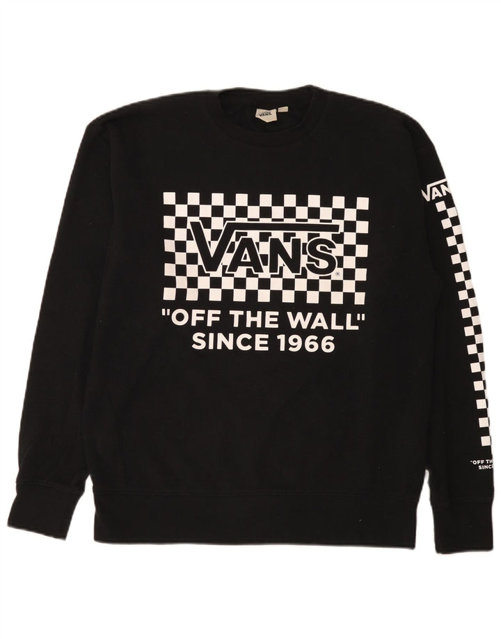 Ανδρικό γραφικό φούτερ Vans Jumper XS Μαύρο γεωμετρικό βαμβακερό