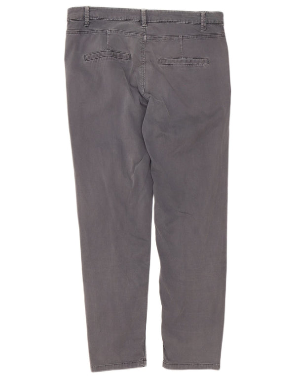 Zara Γυναικείο ίσιο παντελόνι Chino EU 36 XS W26 L26 Γκρι
