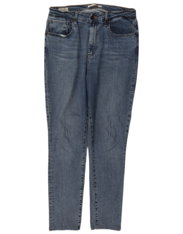 Levi's Womens 721 High Rise Skinny Jeans W31 L30 Blue Lyocell