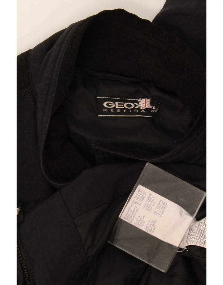 Μπουφάν Geox Boys Respira Racer 11-12 Years Black Polyester