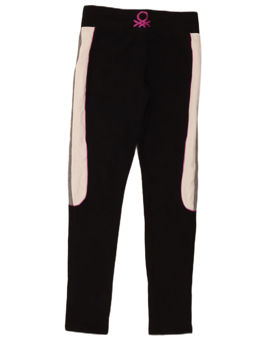 Γυναικεία γραφικά κολάν Benetton UK 14 Medium Black Colourblock