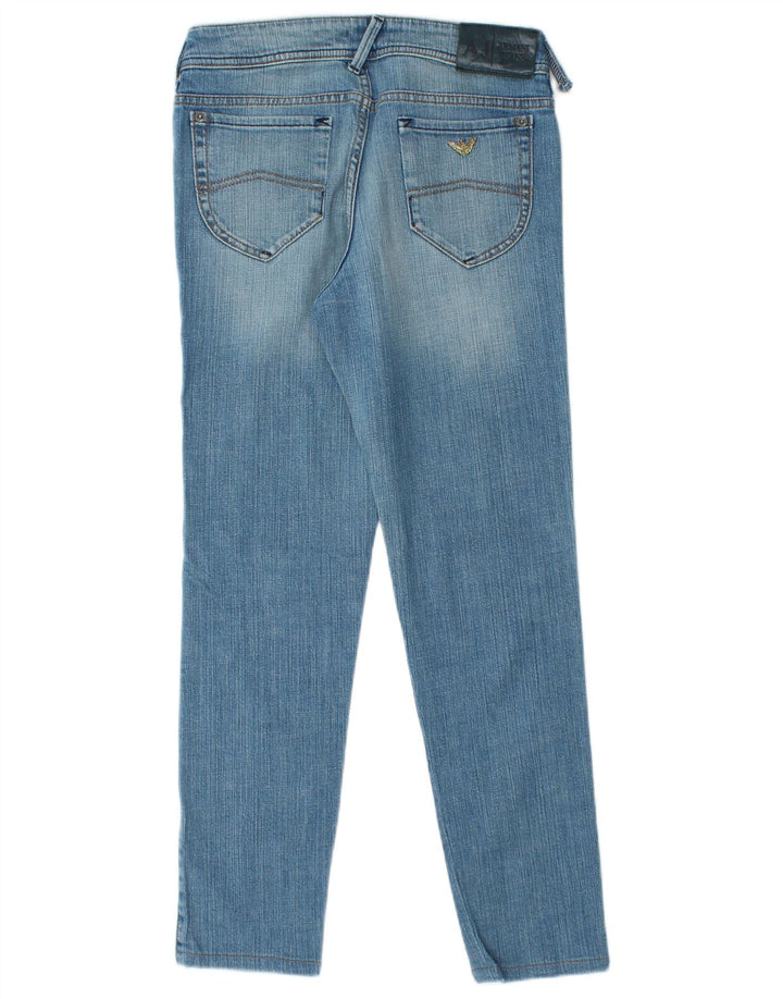 Armani Γυναικείο Skinny Jeans W27 L27 Μπλε βαμβακερό