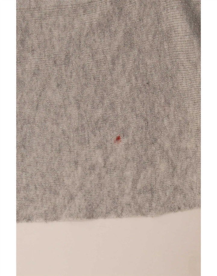 Topshop Γυναικείο υπερμεγέθη τοπ μακρυμάνικο UK 6 XS πολυεστέρας με γκρι φλύκταινες