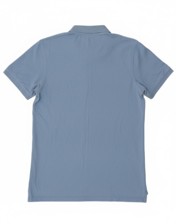 Crew Clothing Ανδρικό πουκάμισο πόλο μεγάλο μπλε βαμβακερό