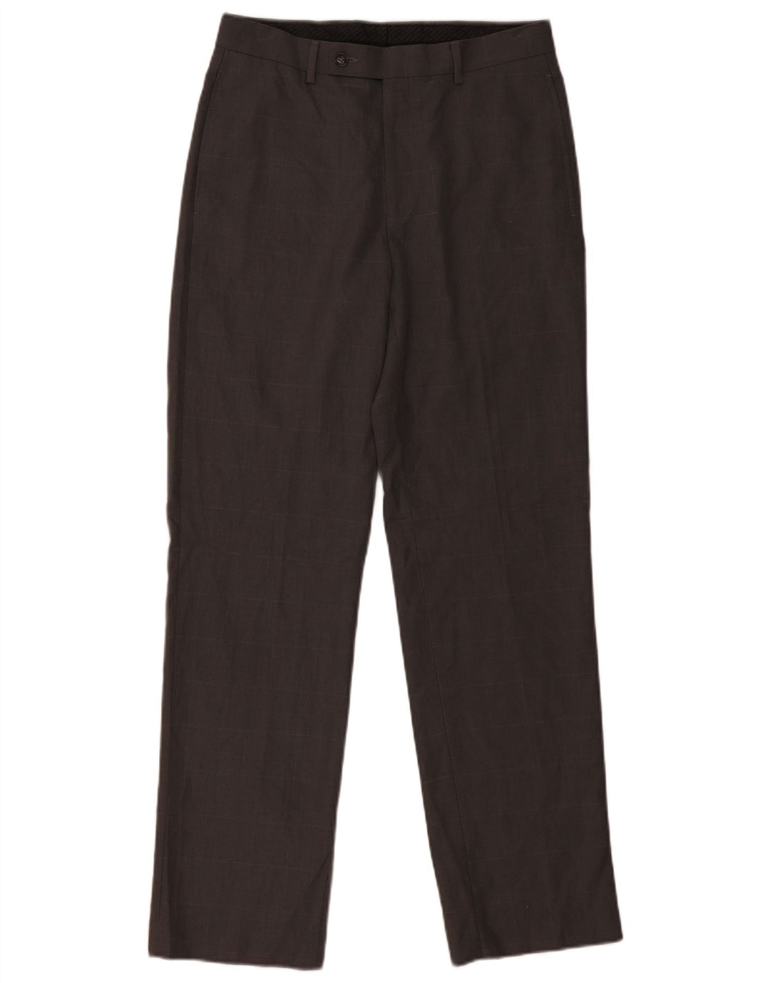 CALVIN KLEIN Ανδρικό ίσιο παντελόνι W30 L32 Grey Check Polyester