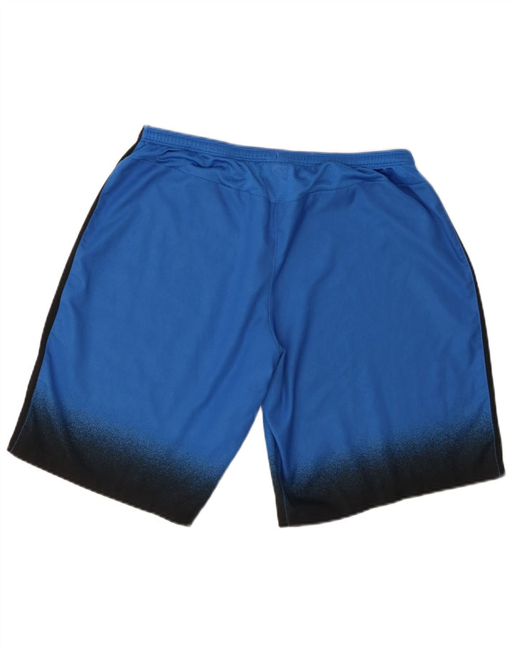 Ανδρικό αθλητικό σορτς Nike Dri Fit με μεγάλο μπλε χρώμα από πολυεστέρα