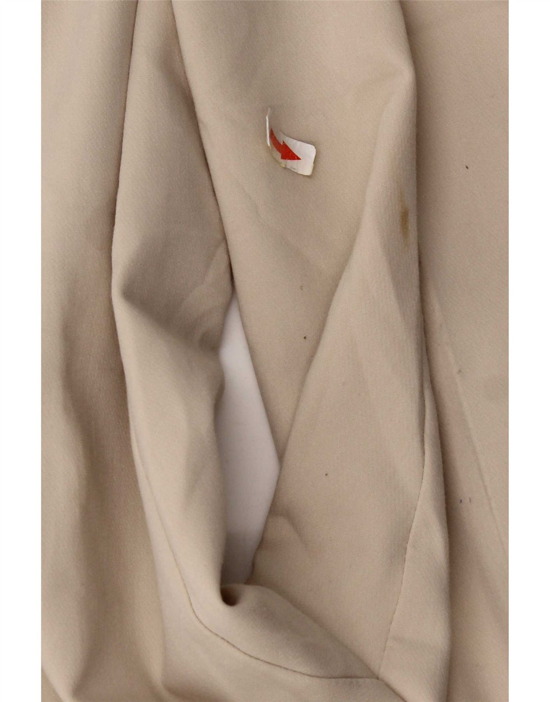 Zara Γυναικείο κοστούμι κωνικό παντελόνι Medium W28 L26 Off White Polyester