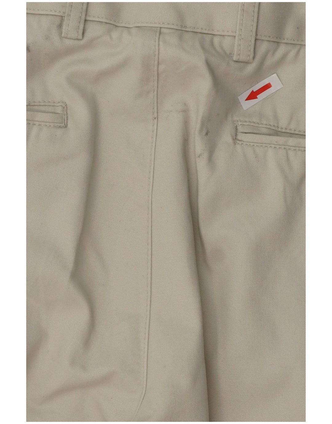 Ανδρικό παντελόνι Chino CHAPS W36 L30 Λευκό βαμβακερό
