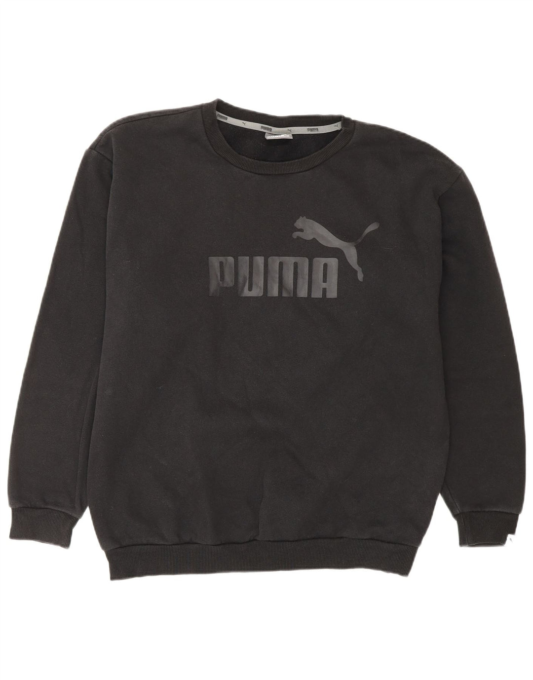 Γυναικεία φούτερ PUMA Loose Fit Graphic Jumper UK 12 Medium Black