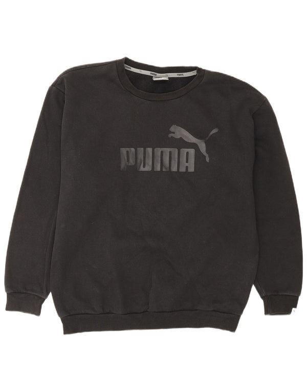 Γυναικεία φούτερ PUMA Loose Fit Graphic Jumper UK 12 Medium Black