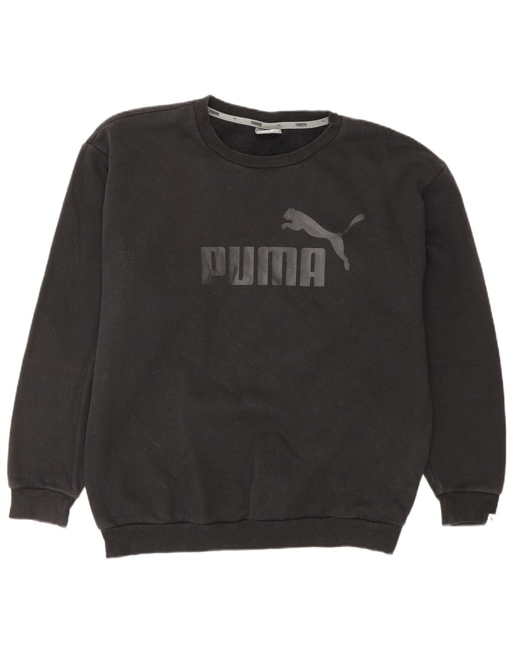 Γυναικεία φούτερ PUMA Loose Fit Graphic Jumper UK 12 Medium Black