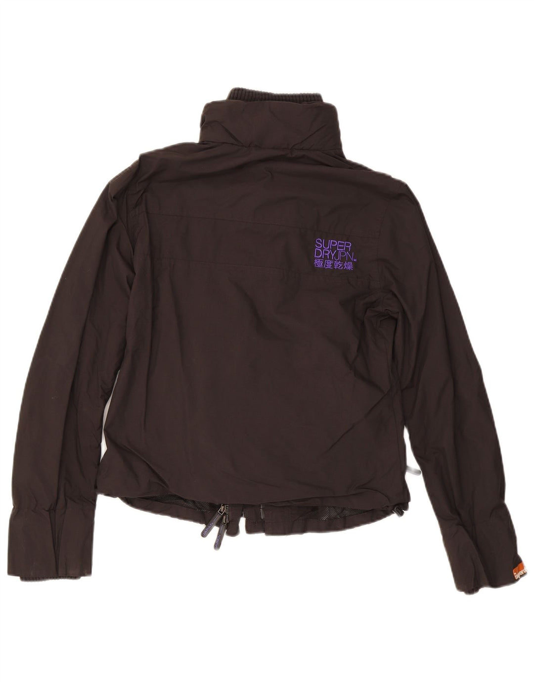 Γυναικείο Μπουφάν SUPERDRY Windbreaker UK 14 Large Black Nylon