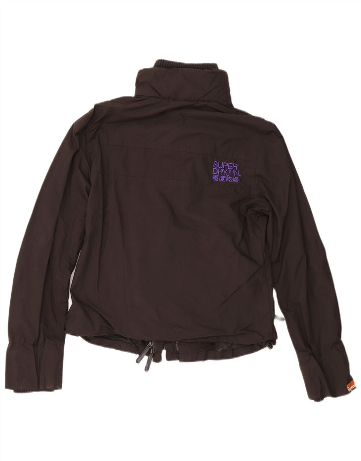 Γυναικείο Μπουφάν SUPERDRY Windbreaker UK 14 Large Black Nylon