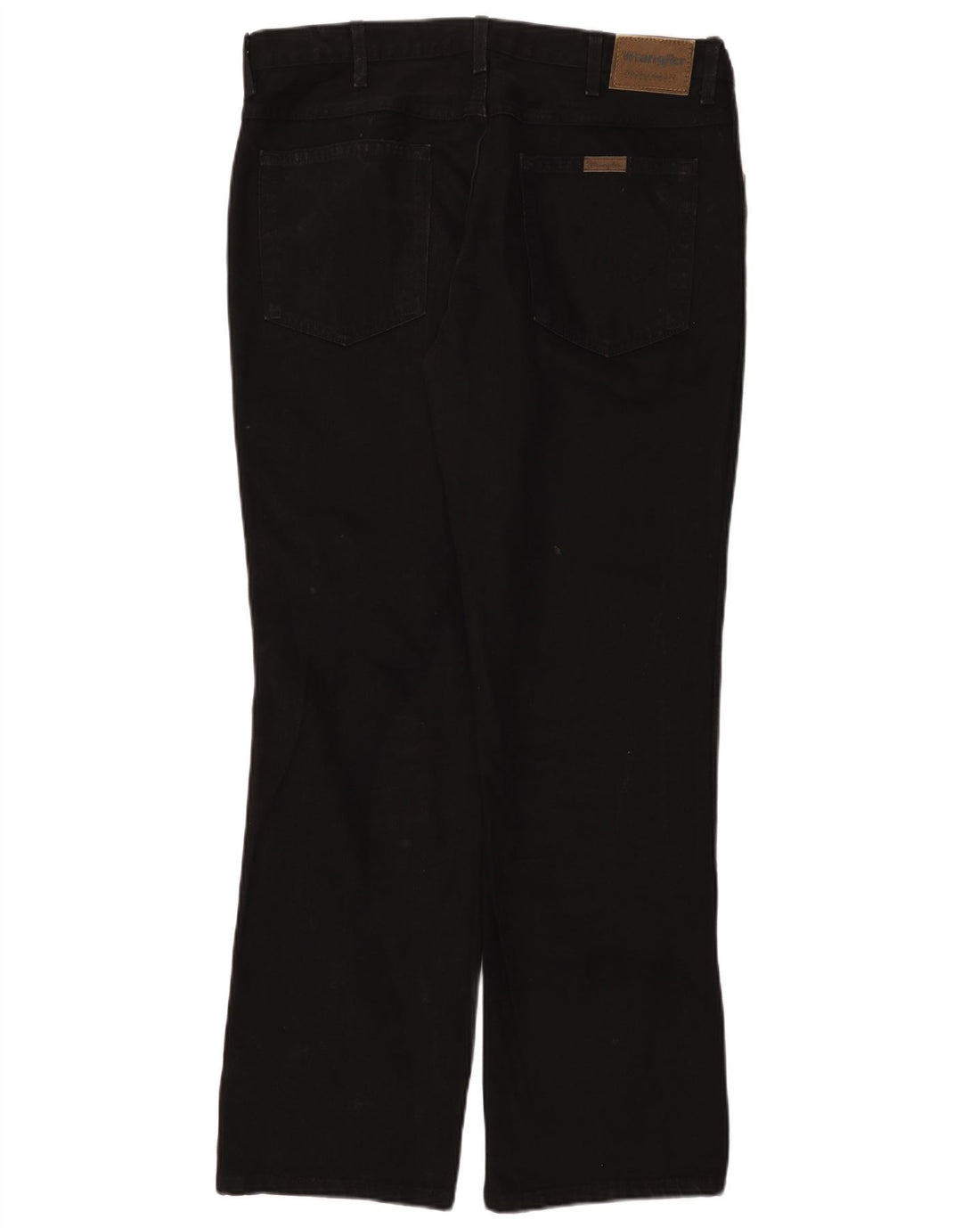 Ανδρικό τζιν κανονικό ίσιο Wrangler W38 L32 Μαύρο βαμβακερό