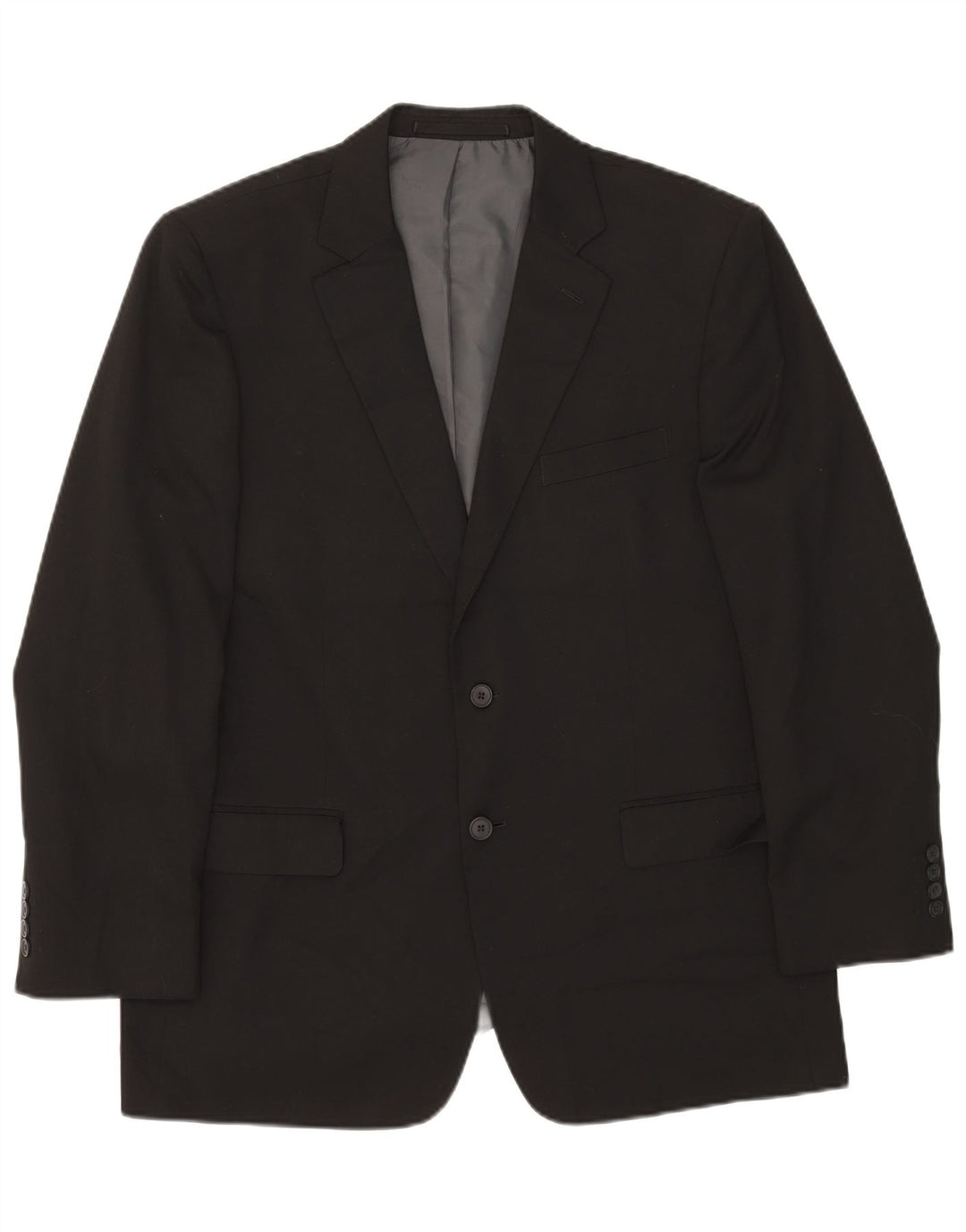 Marks & Spencer Ανδρικό μπουφάν blazer UK 42 μεγάλο μαύρο πολυεστέρα