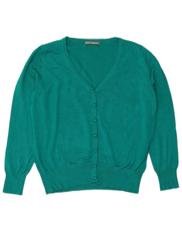 Marks & Spencer Γυναικεία ζακέτα πουλόβερ UK 18 XL Πράσινη βισκόζη