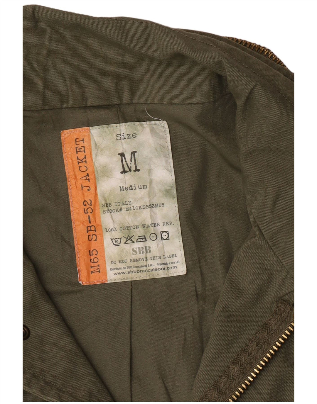 Ανδρικό Military Jacket VINTAGE UK 38 Medium Khaki Cotton