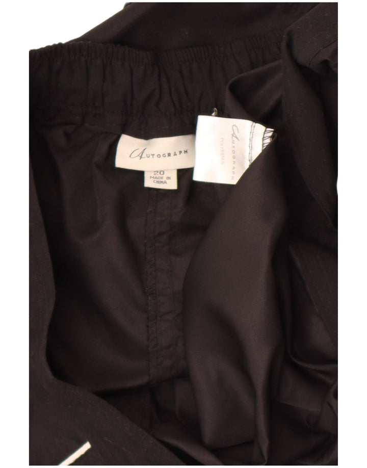 Marks & Spencer γυναικείο σορτς κολύμβησης Autograph UK 20 2XL μαύρο πολυεστέρα