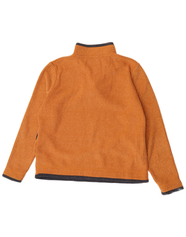 Weird Fish γυναικείο φερμουάρ Fleece Jumper UK 16 Large πορτοκαλί πολυεστέρας