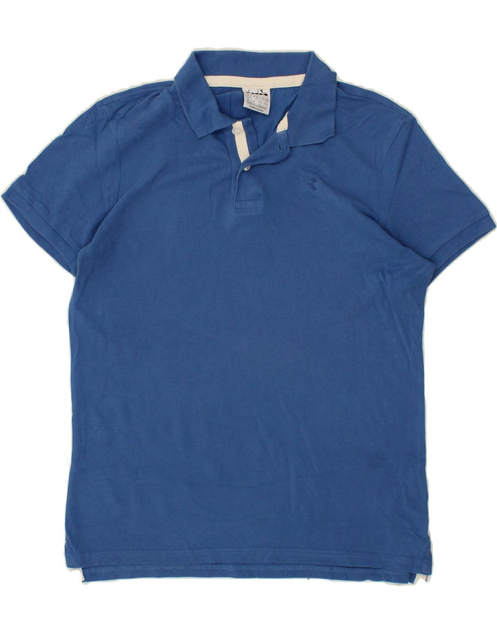 DIADORA Mens Polo Shirt Medium Blue Cotton Vintage Diadora and Second-Hand Diadora from Messina Hembry 