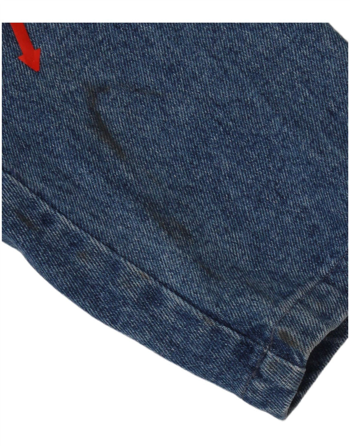 Bianca Maria Caselli Γυναικείο τζιν μπλέιζερ 1 κουμπιού μπουφάν UK 10 Small Blue