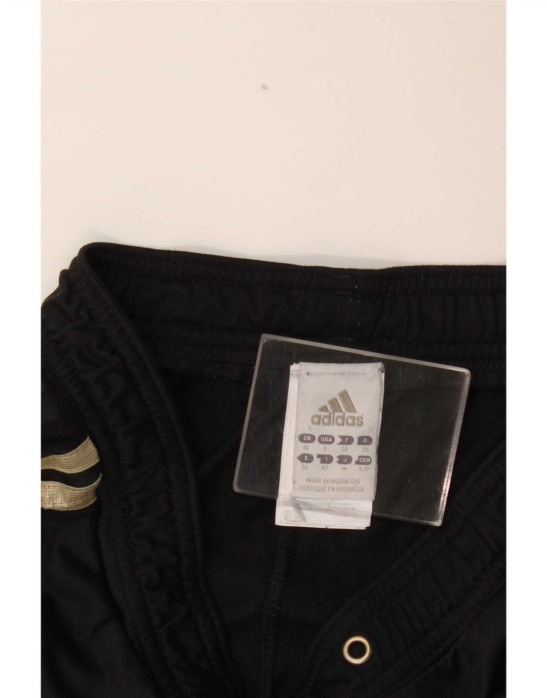 Γυναικεία αθλητική φόρμα Adidas Παντελόνι UK 10 Small Black Polyester