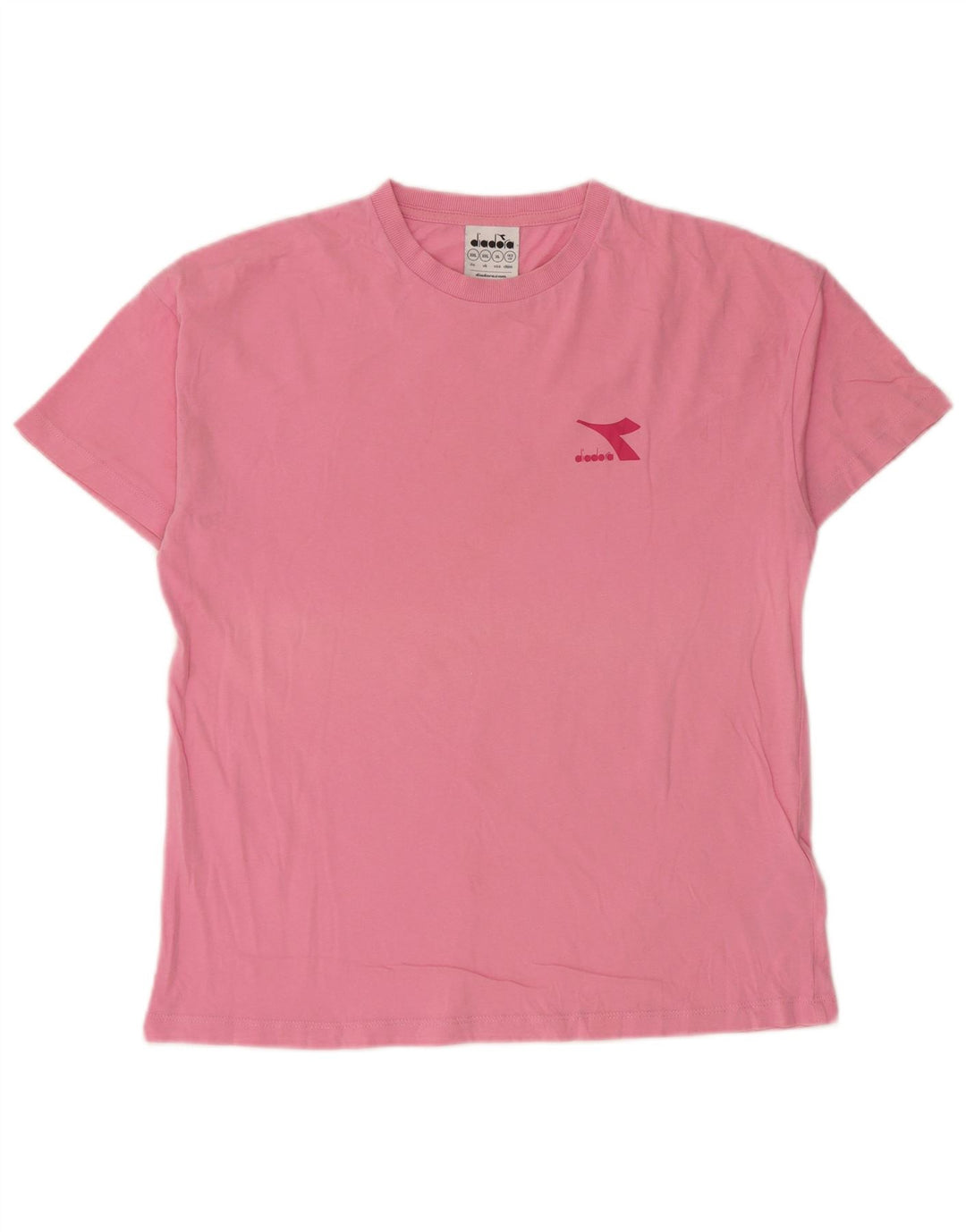 DIADORA T-Shirt για κορίτσια 13-14 ετών 2XL ροζ βαμβακερό
