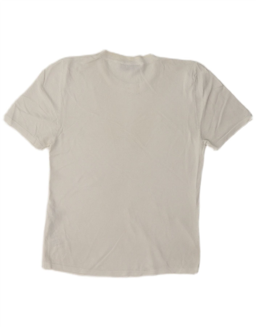 Zara Γυναικείο T-Shirt Top UK 12 Medium White Viscose