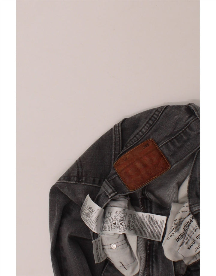 LEVI'S Womens 504 Straight Jeans W30 L32 Grey Cotton Vintage Levi's and Second-Hand Levi's from Messina Hembry 