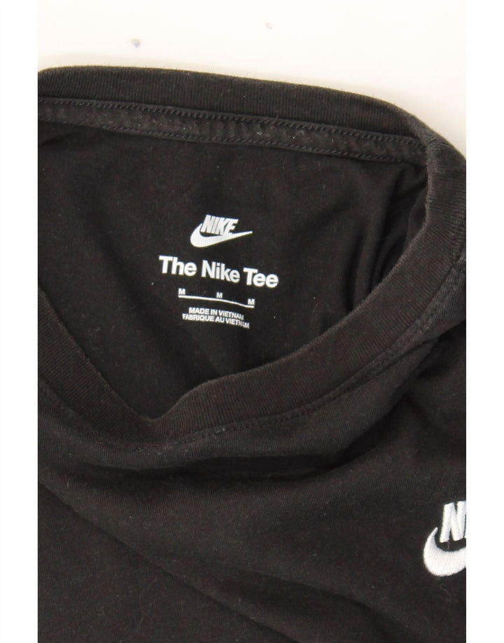 NIKE Mens T-Shirt Top Medium Black Cotton Vintage Nike and Second-Hand Nike from Messina Hembry 