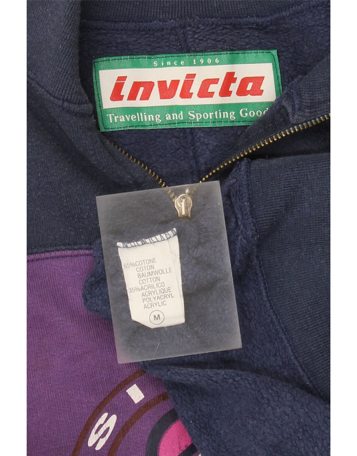 Ανδρικό γραφικό φούτερ Invicta Jumper Medium Navy Blue Colourblock